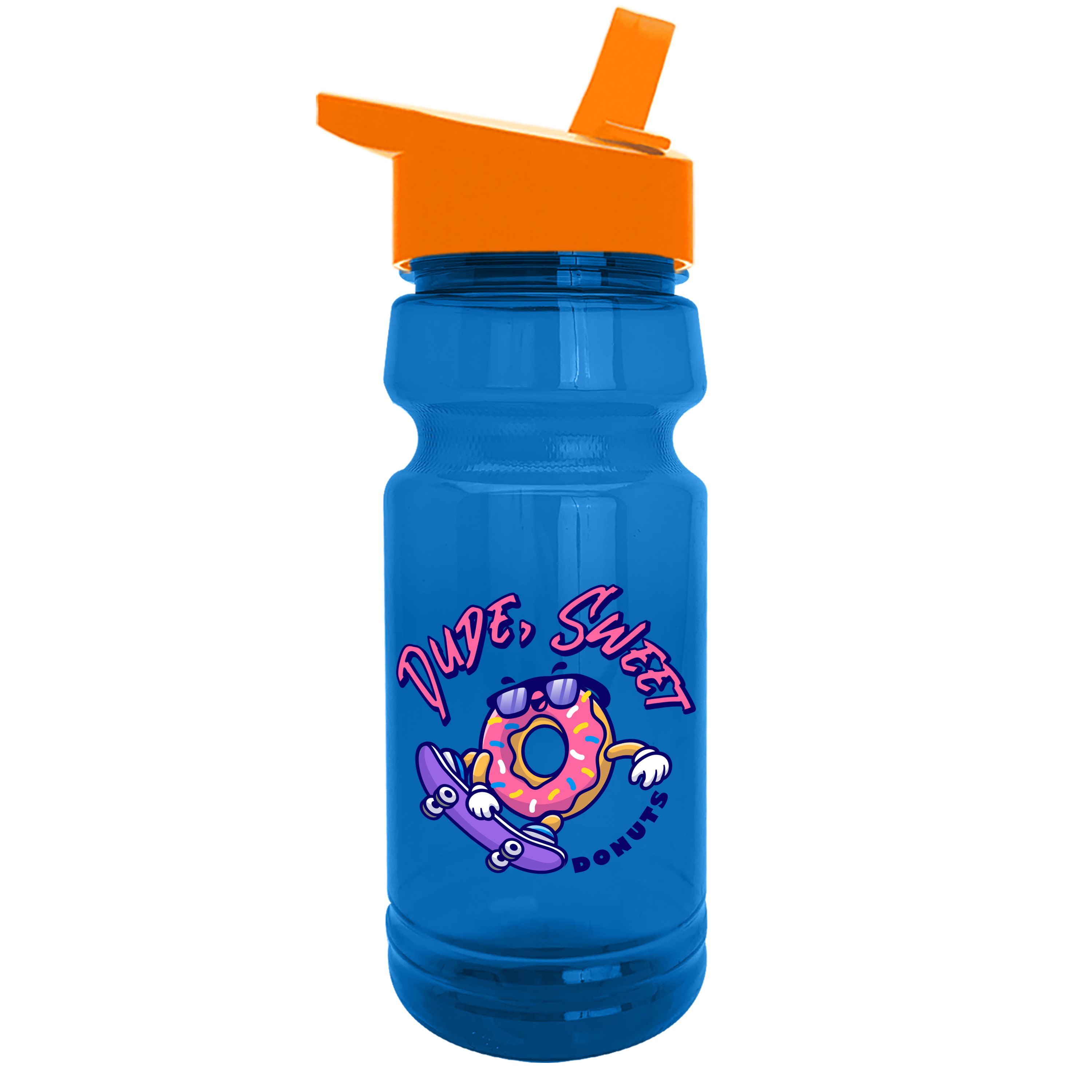 Trainer RPET Bottle with Flip-Straw Lid - 24 oz.